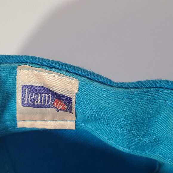 Vtg 90s Starter The Natural Tri Power Wool Carolina Panthers NFL Snapback Hat - Picture 7 of 8